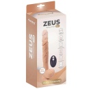 Dildo wibrujące z funkcją posuwistą Zeus Better Than Real - silikon ultra soft, 21 cm (+3 cm) - 9