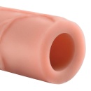 Nakładka przedłużająca na penisa FXTP 1" Extension Light — żyłkowana powłoka TPE, regulowany obwód, długość całkowita 17,7 cm - 3