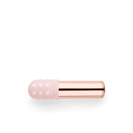 Wibrator Le Wand Bullet Rose Gold - metalowy korpus z silikonową osłoną, 7,9 × 2,35 cm - 4