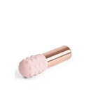 Wibrator Le Wand Bullet Rose Gold - metalowy korpus z silikonową osłoną, 7,9 × 2,35 cm - 5