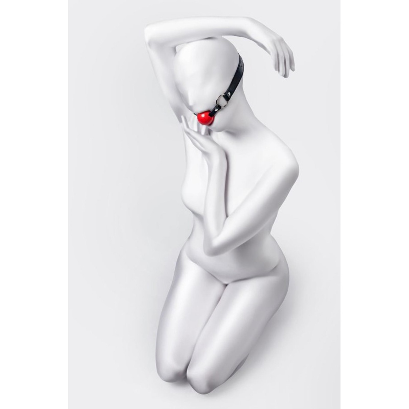 Anonymo gag, TPR, red, 64 cm - 2