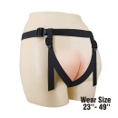 Silikonowe dildo Fogg 4.7" z uprzężą i przyssawką - 21,8 cm - 5