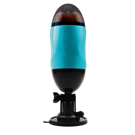Happy Cup Mouth & Ass Masturbator - dwukanałowy masturbator oralno-analny, T-Skin + ABS, długość 19 cm, średnica 7,5 cm - 6