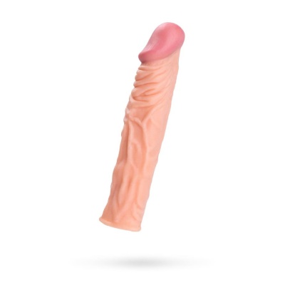 Nakładka na penisa Softskin Flesh 863005 z realistyczną teksturą, 19 cm - 1