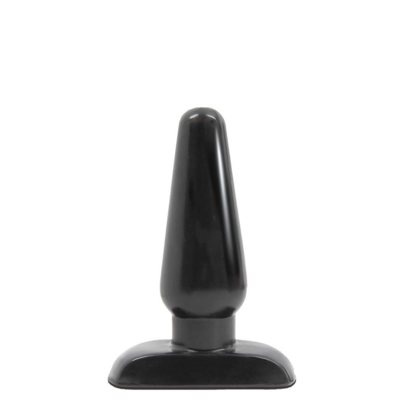 Stożkowy korek analny Basic Anal Plug Medium - długość wsuwana 10,8 cm, szerokość 3,8 cm - 2