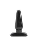 Stożkowy korek analny Basic Anal Plug Medium - długość wsuwana 10,8 cm, szerokość 3,8 cm - 2