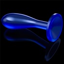 Stymulator Prostaty Flawless Clear 6.0" (15,2 cm) – Przezroczysty Niebieski - 4