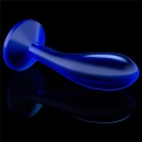 Stymulator Prostaty Flawless Clear 6.0" (15,2 cm) – Przezroczysty Niebieski - 5