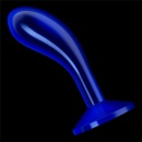 Stymulator Prostaty Flawless Clear 6.0" (15,2 cm) – Przezroczysty Niebieski - 6