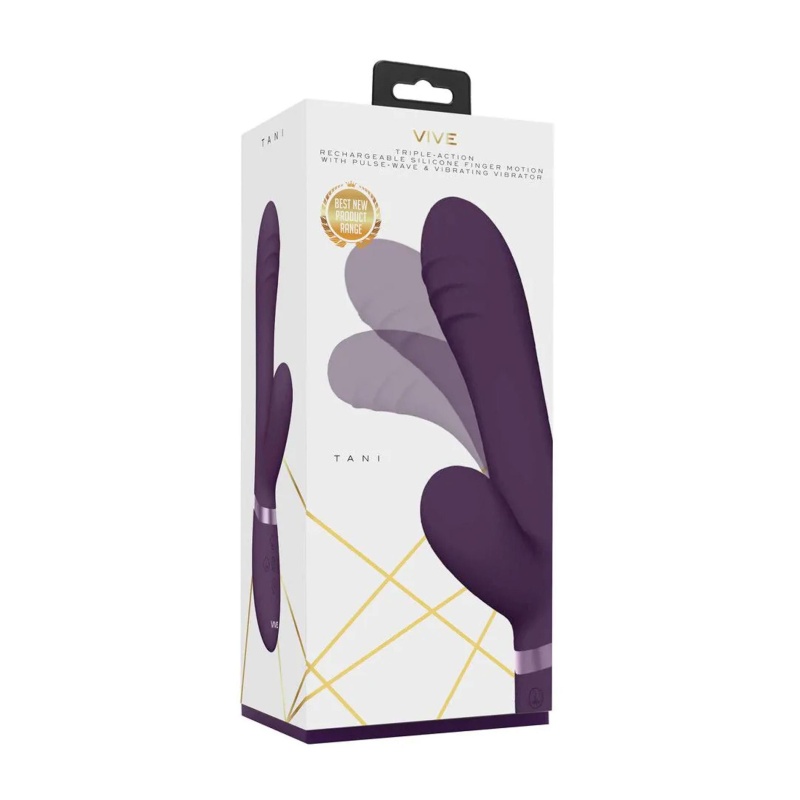 Tani - Finger Motion with Pulse-Wave Vibrator - Purple - 3