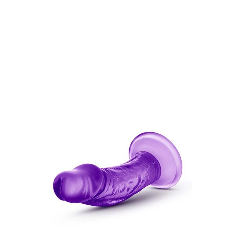 Dildo Sweet N Small z przyssawką, fioletowe, 10,2 cm - 5