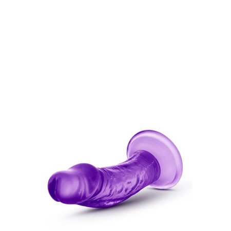 Dildo Sweet N Small z przyssawką, fioletowe, 10,2 cm - 5