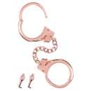 Menottes pour poignets en métal or rose - 3