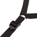 Zestaw pasów pod materac Under-Mattress Restraint Set Black - 4 w pełni regulowane taśmy, wyściełane mankiety, metalowe pierście - 6