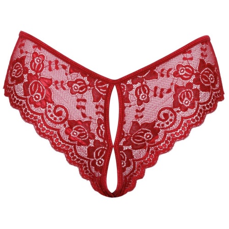 Crotchless panty red XL - 5