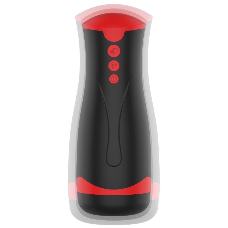 Masturbator Vibrating&Squeeze Black - 3