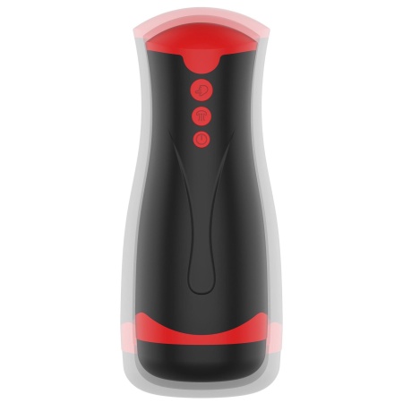 Masturbator Vibrating&Squeeze Black - 3