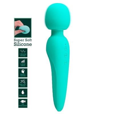 Masażer Meredith Green z 7 trybami wibracji, 22,5 cm - 1 2