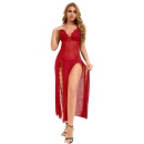 Long, sexy red nightgown + thong S\\M - 4