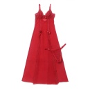 Long, sexy red nightgown + thong S\\M - 5