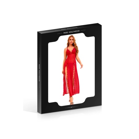 Long, sexy red nightgown + thong S\\M - 6