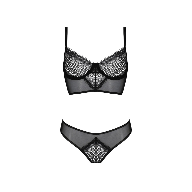 Bielizna-DENERYS SET black XXL/XXXL - 3