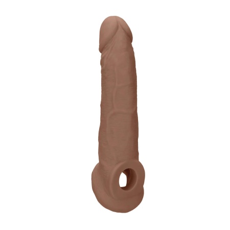 Nakładka na penisa RealRock Penis Sheath Skin TPE 23 cm - realistyczna tekstura, bez ftalanów - 1