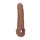 Nakładka na penisa RealRock Penis Sheath Skin TPE 23 cm - realistyczna tekstura, bez ftalanów - 1