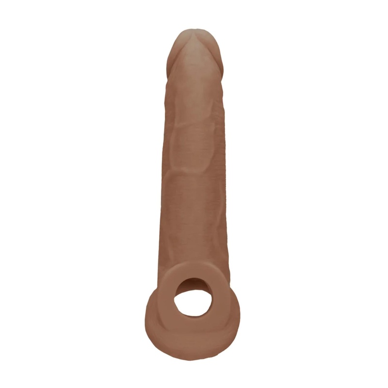 Nakładka na penisa RealRock Penis Sheath Skin TPE 23 cm - realistyczna tekstura, bez ftalanów - 3