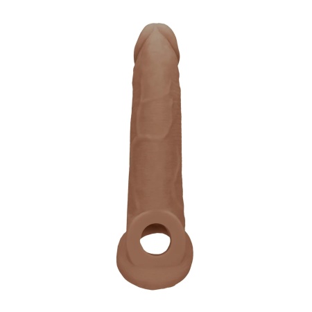 Nakładka na penisa RealRock Penis Sheath Skin TPE 23 cm - realistyczna tekstura, bez ftalanów - 3