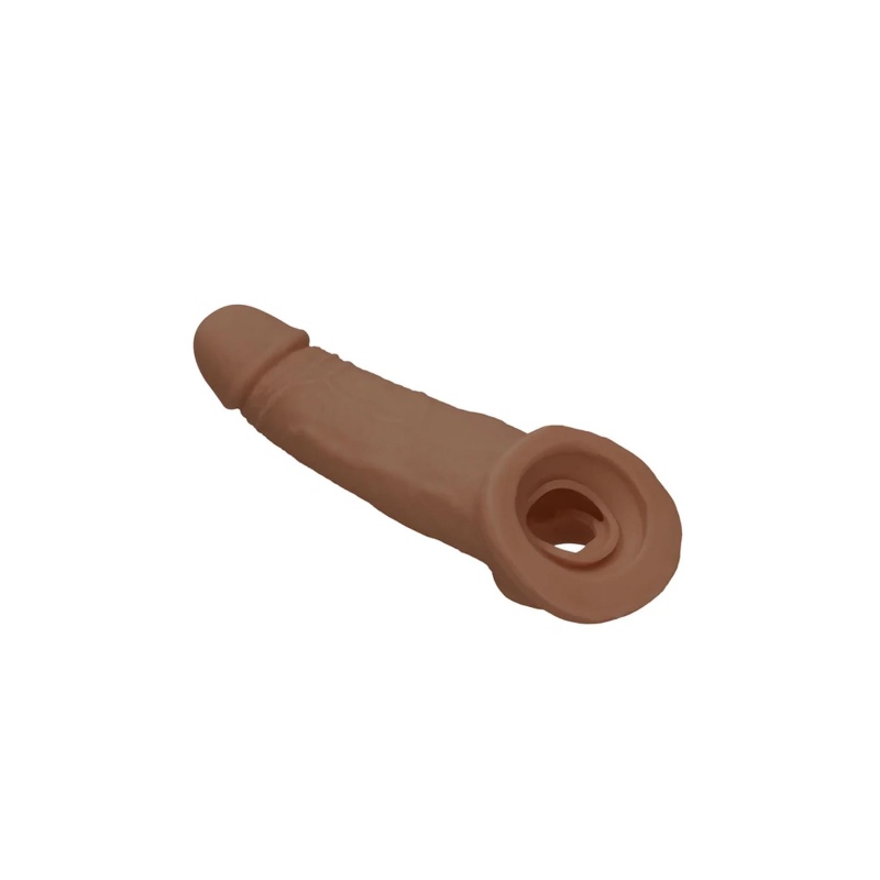Nakładka na penisa RealRock Penis Sheath Skin TPE 23 cm - realistyczna tekstura, bez ftalanów - 5