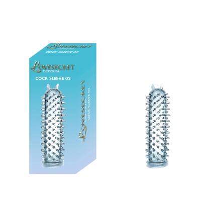 Rękaw na penisa Cock Sleeve 03, 12,5 cm, przezroczysty - 1