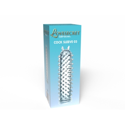 Rękaw na penisa Cock Sleeve 03, 12,5 cm, przezroczysty - 1 2