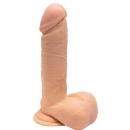 Rotacyjny wibrator dildo 19 cm TPE, 10 trybów wibracji, średnica 4 cm - 3