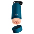 Masturbator Fuck Flask Private Pleaser — dyskretna obudowa w kształcie butelki, zaworek podciśnienia flip-top, długość 23,8 cm, - 2