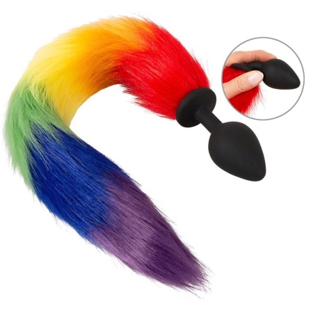 Fluffy Tail Rainbow - 2