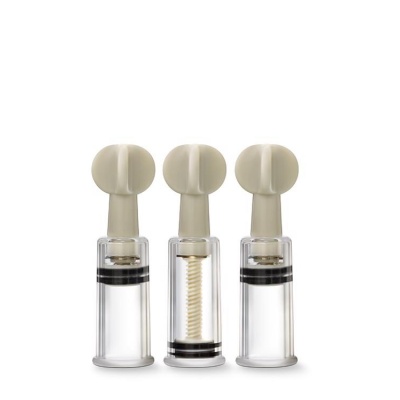 Pompki na sutki i łechtaczkę Twist Suckers - regulowany system podciśnienia, średnica wewnętrzna 2 cm - 1 2