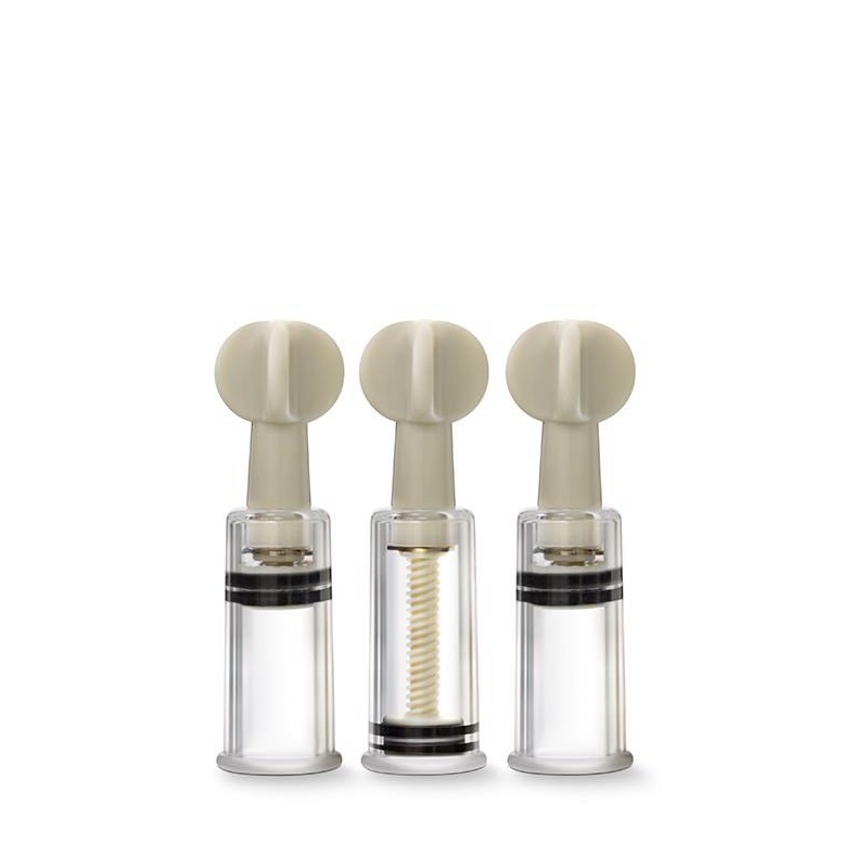 Pompki na sutki i łechtaczkę Twist Suckers - regulowany system podciśnienia, średnica wewnętrzna 2 cm - 2