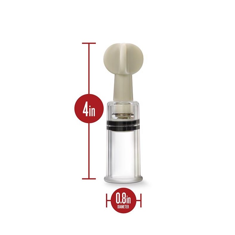 Pompki na sutki i łechtaczkę Twist Suckers - regulowany system podciśnienia, średnica wewnętrzna 2 cm - 3