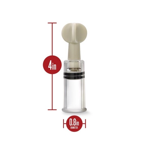 Pompki na sutki i łechtaczkę Twist Suckers - regulowany system podciśnienia, średnica wewnętrzna 2 cm - 3
