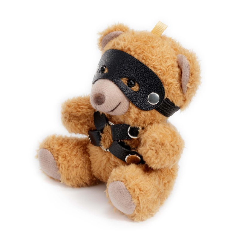Brelok Pluszowy Miś Crushito 12 cm z Uprzężą BDSM - 4