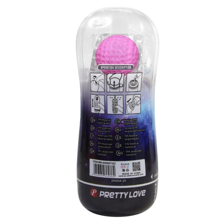 Masturbator próżniowy marki z kulką magiczną - wodoodporny, 15 cm długości - 4