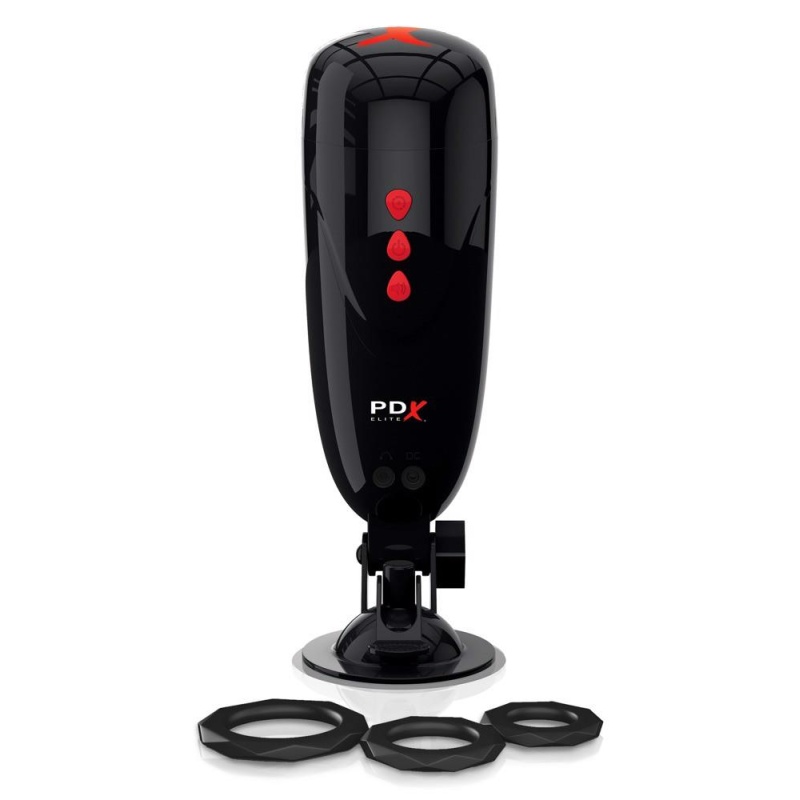 Masturbator wibracyjny Dirty Talk Starter Stroker z przyssawką i funkcją głosową 17,8 cm - 3