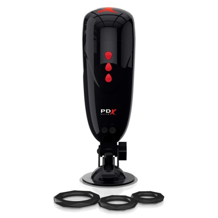 Masturbator wibracyjny Dirty Talk Starter Stroker z przyssawką i funkcją głosową 17,8 cm - 3