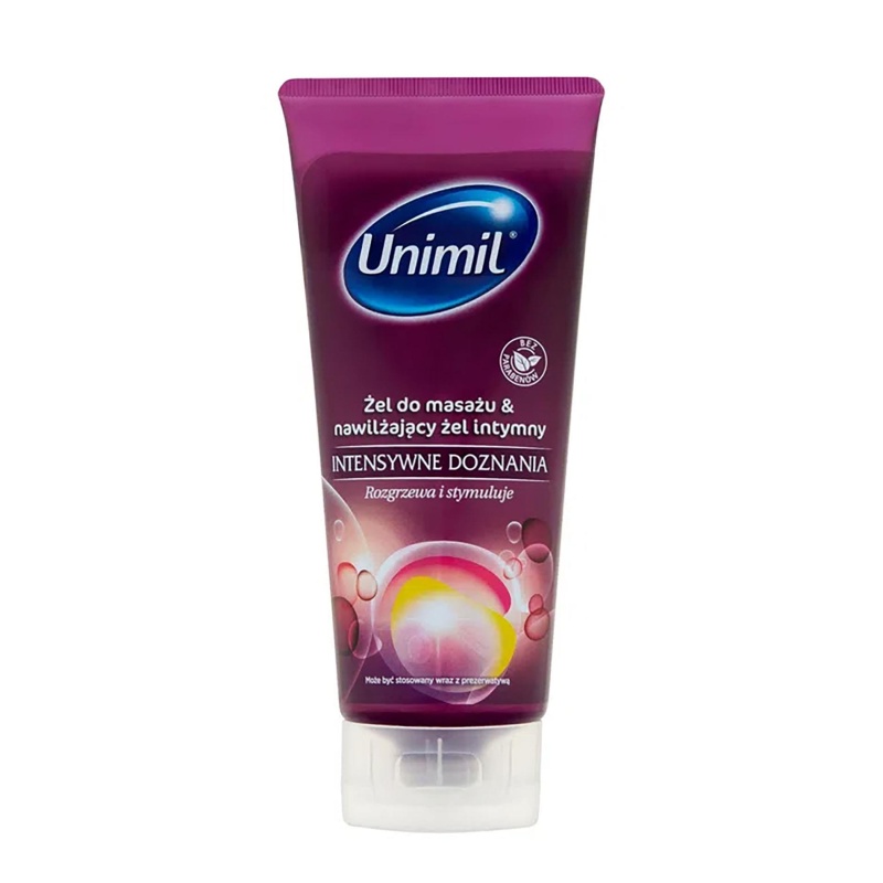 UNIMIL Intense Sensations Massage Gel 200ml Tube - 1