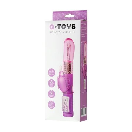 Wibrator króliczek 761032 z rotacją i stymulatorem łechtaczki, 13 cm - 1