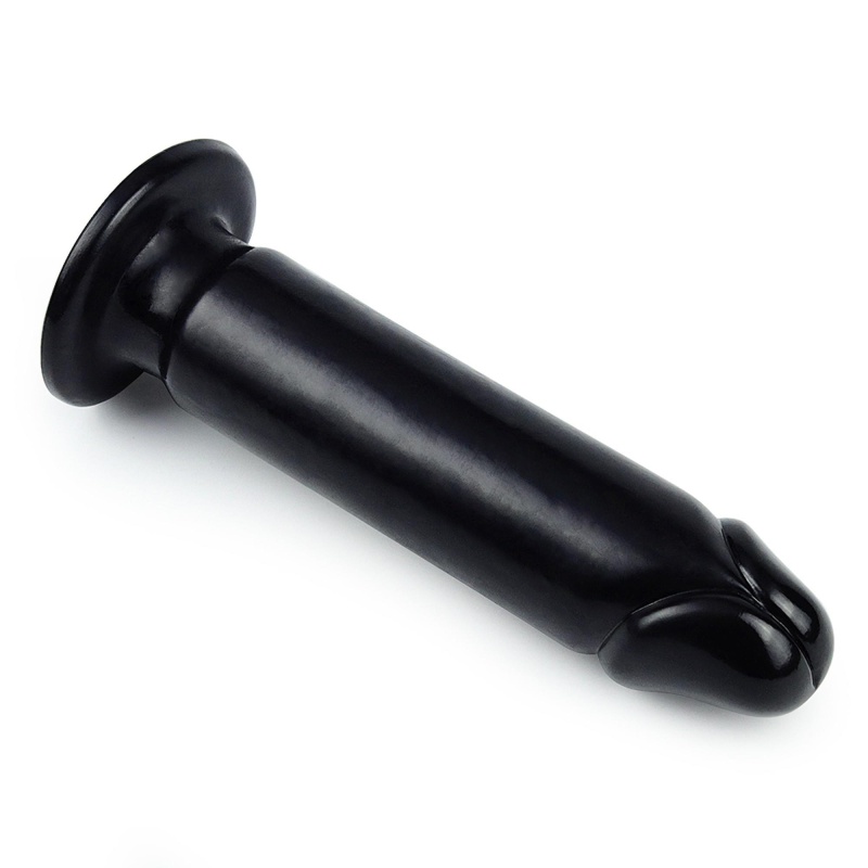 King Sized Anal Dildo 23,5 cm x 4,8 cm – Czarny PVC - 5