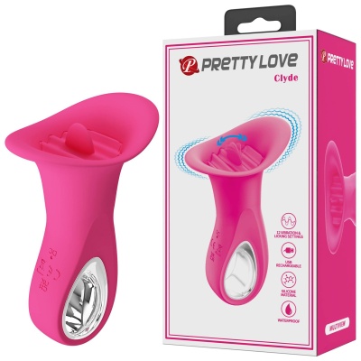 Wibrator oralny Clyde z 12 trybami lizania i wibracji, 18 cm - 1