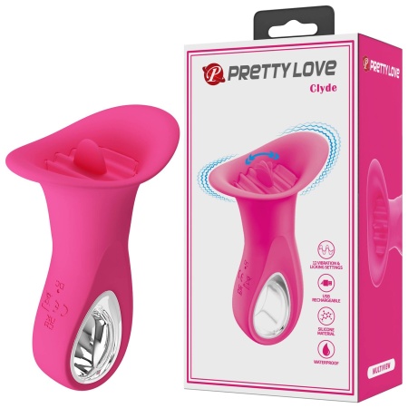 Wibrator oralny Clyde z 12 trybami lizania i wibracji, 18 cm - 1