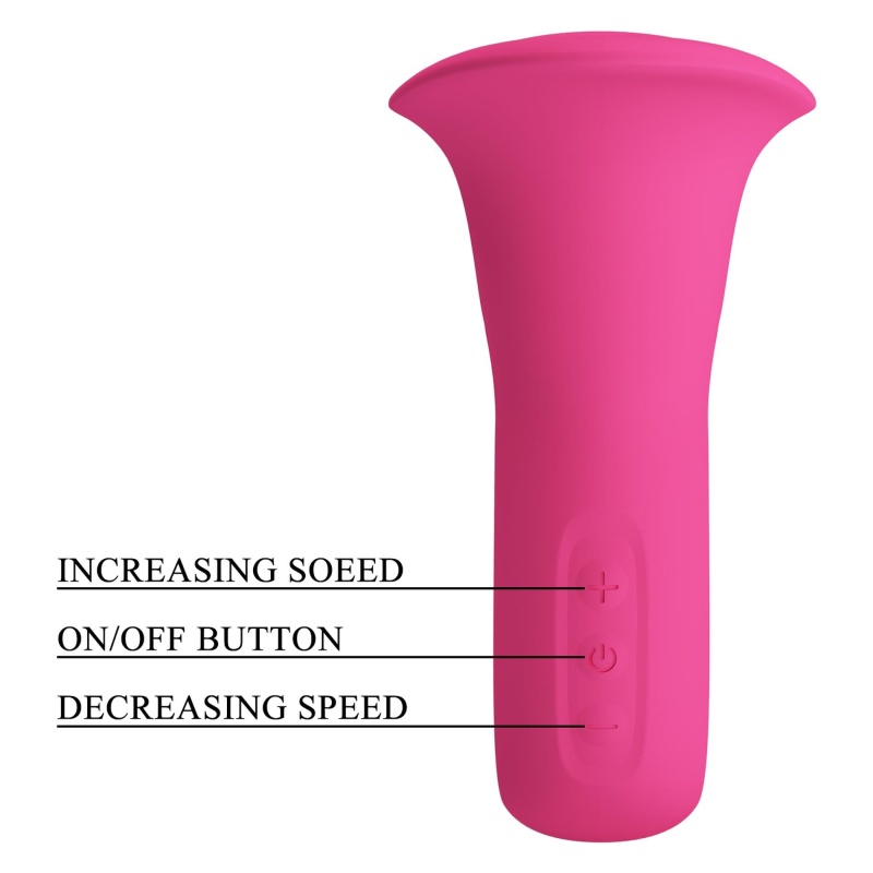 Wibrator oralny Clyde z 12 trybami lizania i wibracji, 18 cm - 9